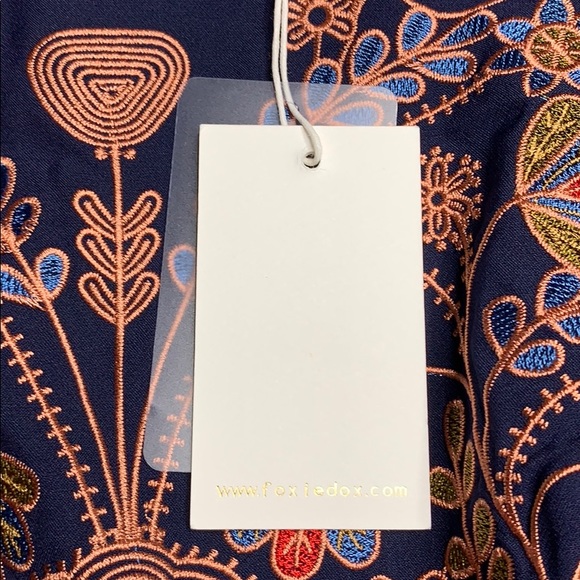 Foxiedox embroidered Hadiya fit and flare dress - Picture 9 of 14